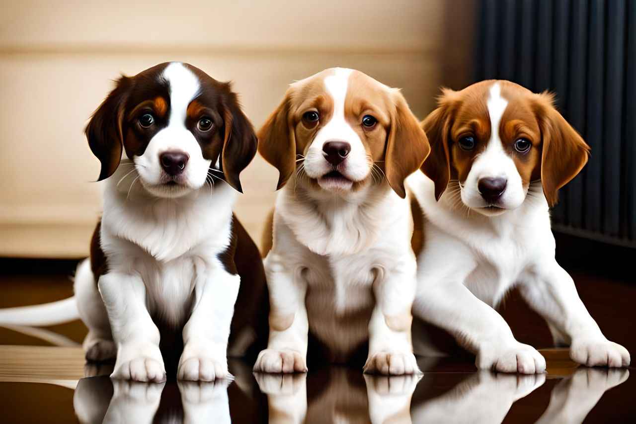 Trois chiots