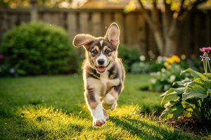 Un chiot en pleine santé
