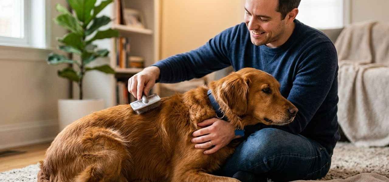 Comment apprendre à votre chien à se laisser toiletter et brosser calmement à la maison. Nos conseils de dressage positif pour transformer le bain et les soins en un moment de pure complicité sans stress