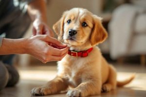 Comment vérifier l'ajustement d'un collier pour chiot avec la règle des deux doigts : un geste simple pour garantir le confort et la sécurité de votre animal dès les premières semaines