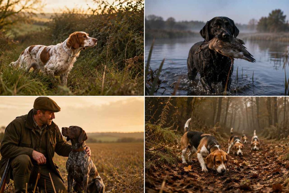 Quelques races de chien de chasse