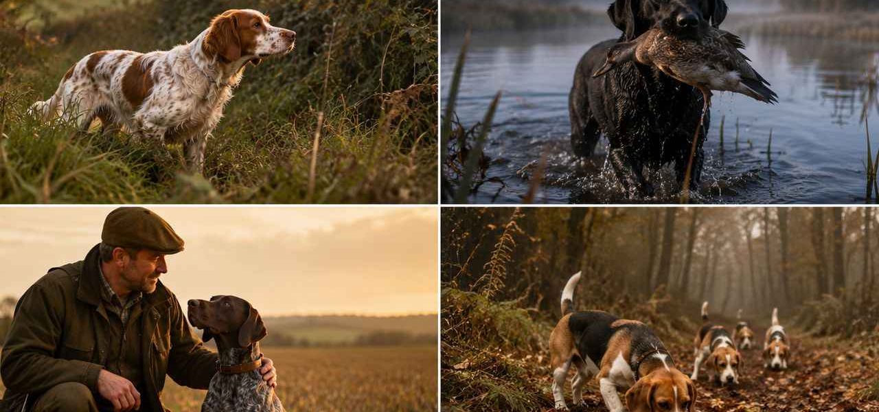 Quelques races de chien de chasse