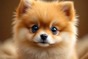 Un chiot Pomchi avec sa crinière duveteuse, regard curieux et attendrissant. Tout ce qu'il faut savoir sur ce mini-lion de poche !