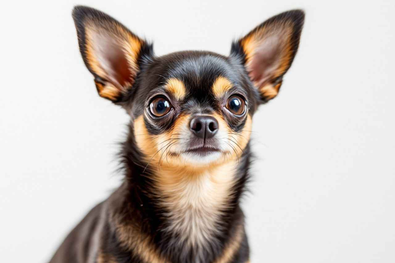 Un Chihuahua à poil court élégant. Découvrez les différences entre les variétés à poil court et à poil long