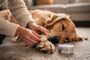 Protégez les coussinets de votre chien contre le bitume brûlant grâce à des soins hydratants adaptés