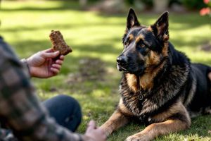Séance d'éducation positive avec un Berger Allemand croisé Beauceron : comment travailler l'obéissance avec méthode et cohérence
