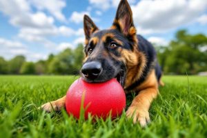 Comment la forme monobloc d'une balle protège l'accessoire contre les dents d'un chien destructeur